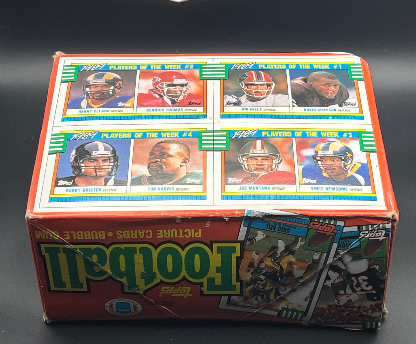 1990 Topps Football Wax Box of 36 Factory Sealed Packs - Marino, Montana, Rice, Sanders, Elway - Four Boxes Available