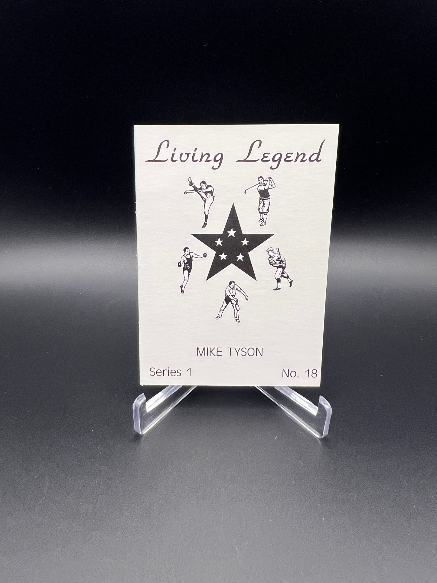 1990 Living Legend Series 1 Mike Tyson Card # 18