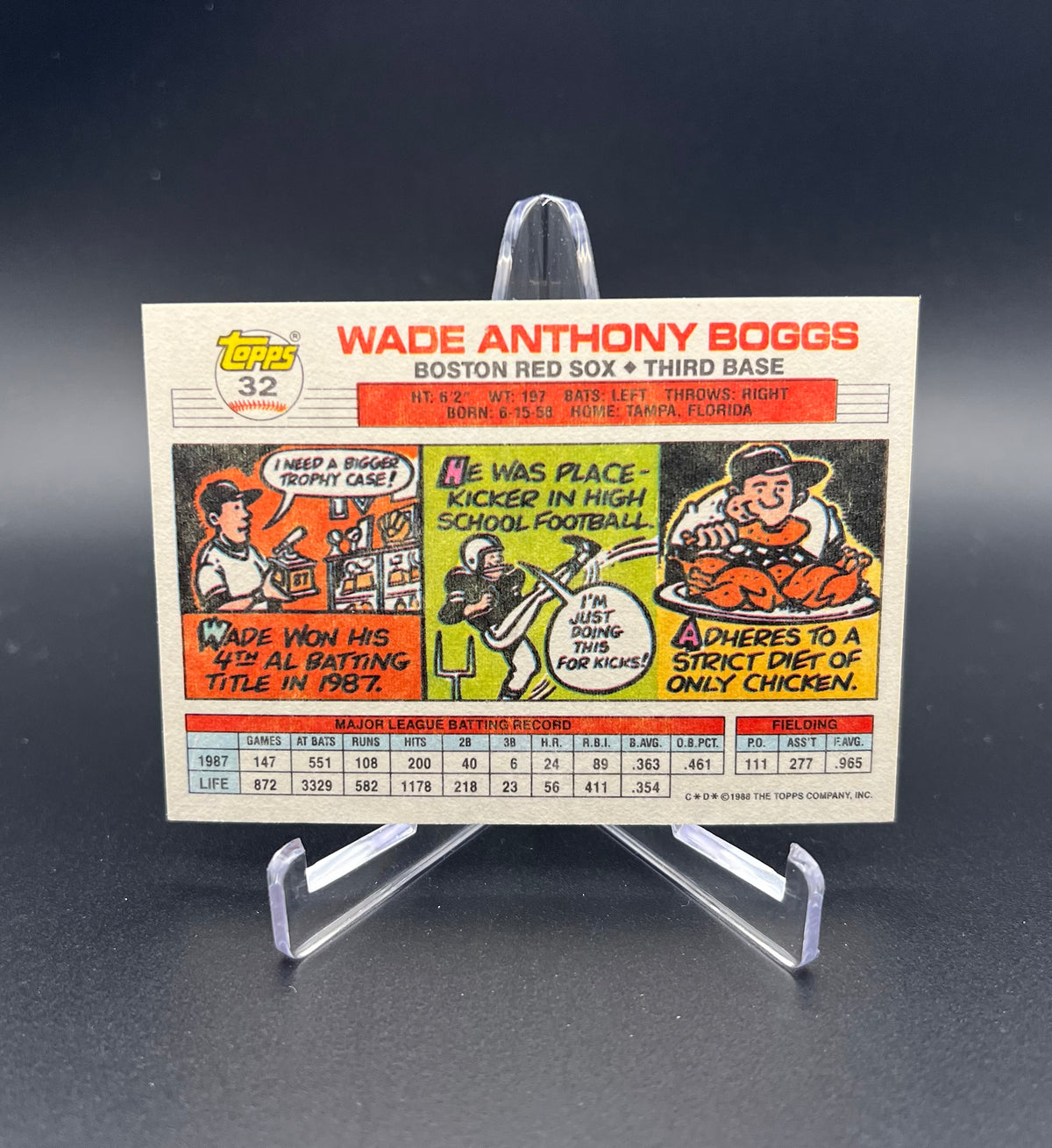 WADE BOGGS 39-CARD LOT – BOSTON RED SOX – 1983 DONRUSS RC Rookie + 1983-1991