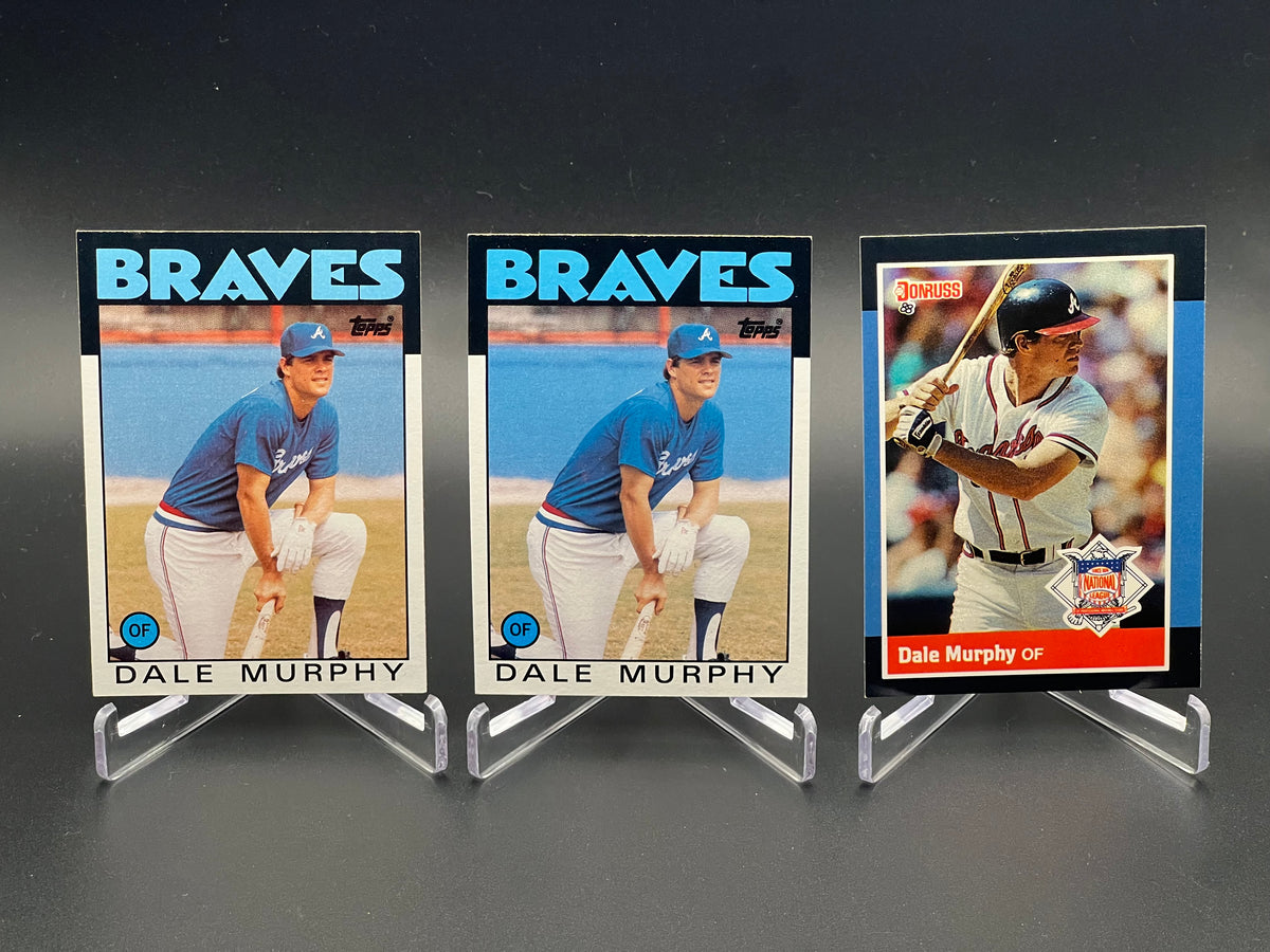 DALE MURPHY 24-CARD LOT – 1985-1990 TOPPS, FLEER, DONRUSS – ATLANTA BRAVES