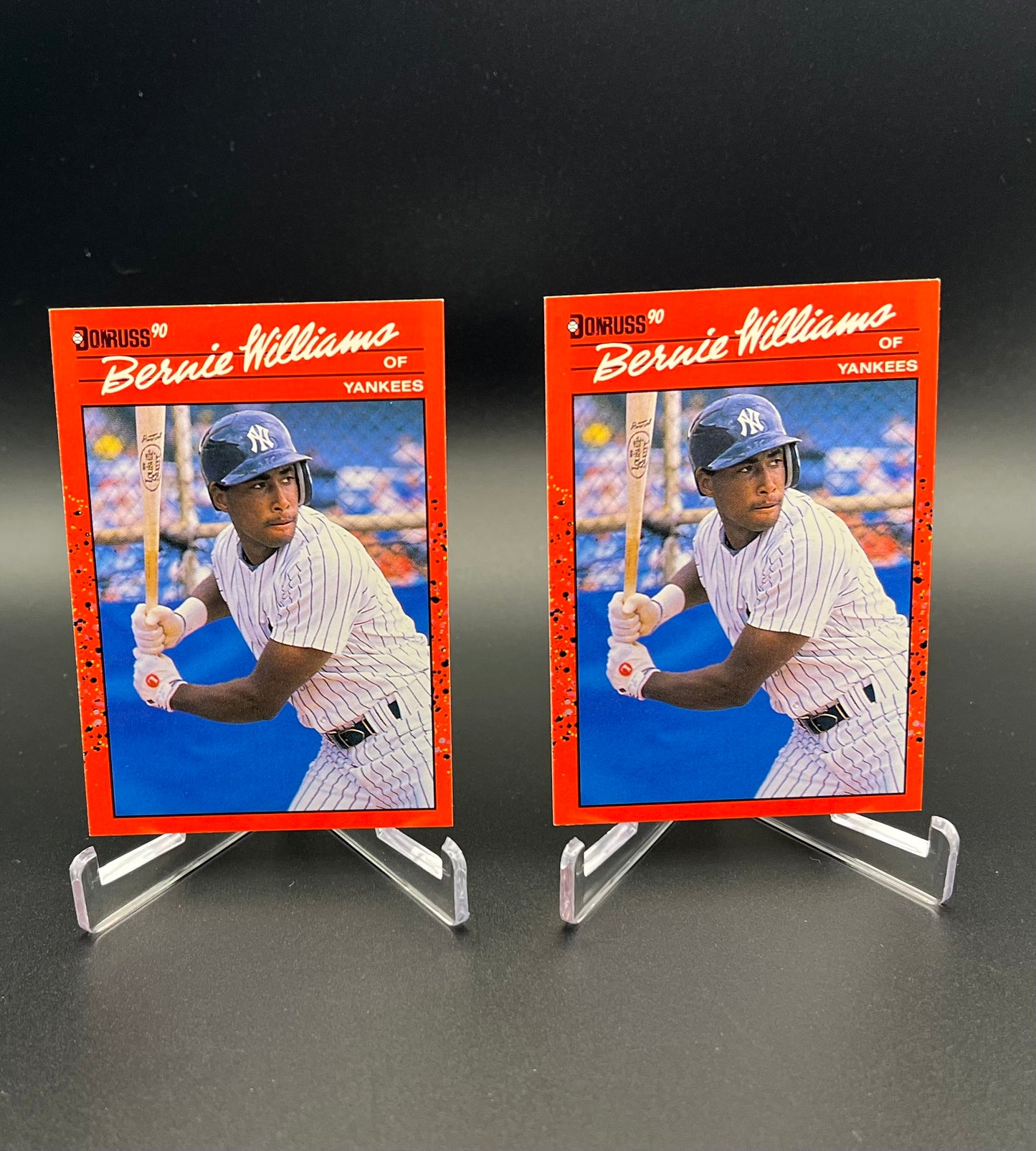 Bernie Williams 8-Card Rookie Card Lot - New York Yankees