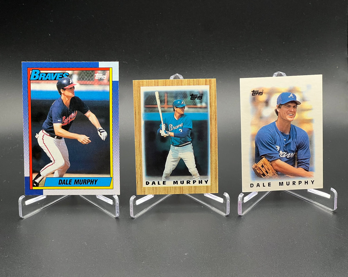 DALE MURPHY 24-CARD LOT – 1985-1990 TOPPS, FLEER, DONRUSS – ATLANTA BRAVES