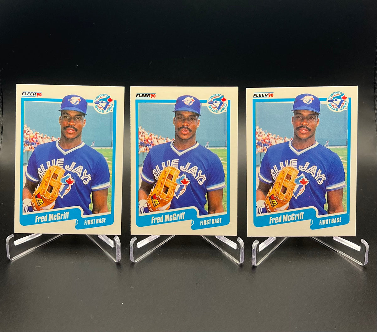 1987 Donruss RC Fred McGriff Early Career HOF Card Lot (20) 1987-1991 Blue Jays