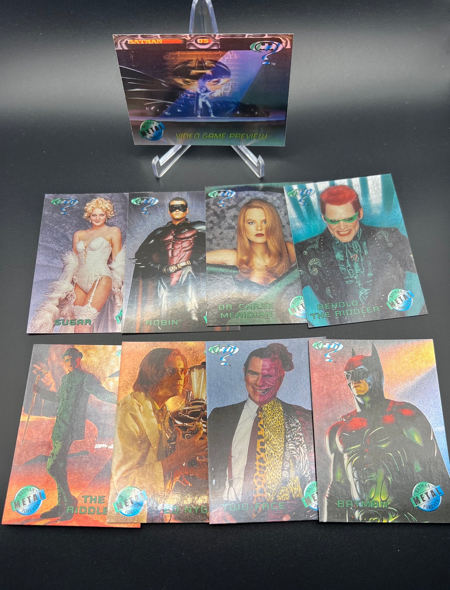 1995 Batman Forever Fleer Metal Complete Collection