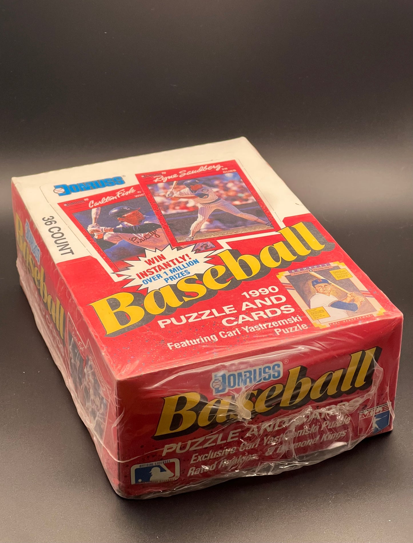 1990 Donruss Baseball Factory Sealed Wax Box 36 Packs Griffey Jr.