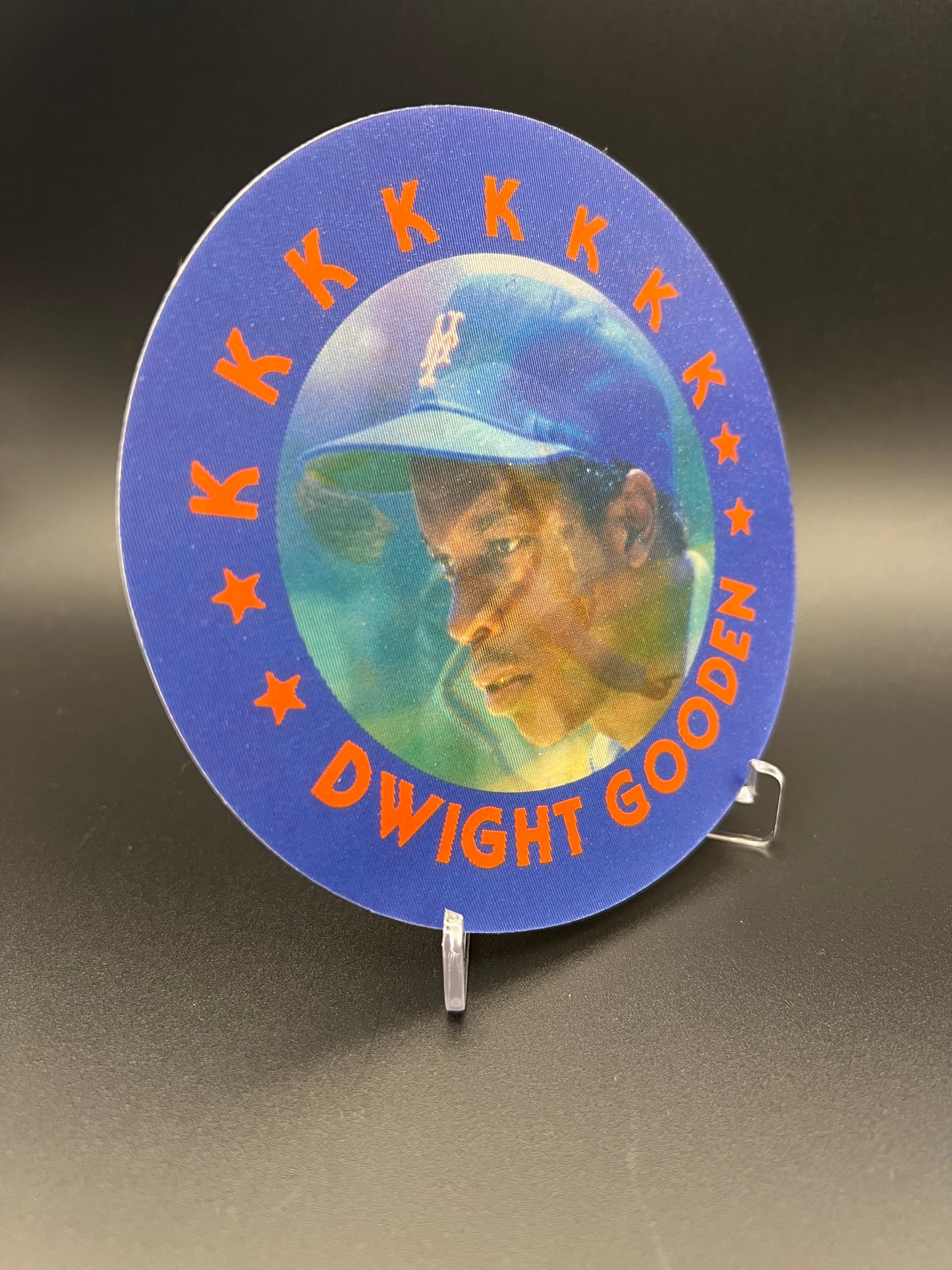 Sportflics Superstar Jumbo Discs: Keith Hernandez, Dwight Gooden, Don Mattingly