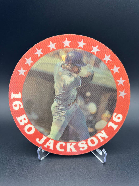 1987 Sportflics Superstar Jumbo Disc #16 Bo Jackson Rookie RC Royals