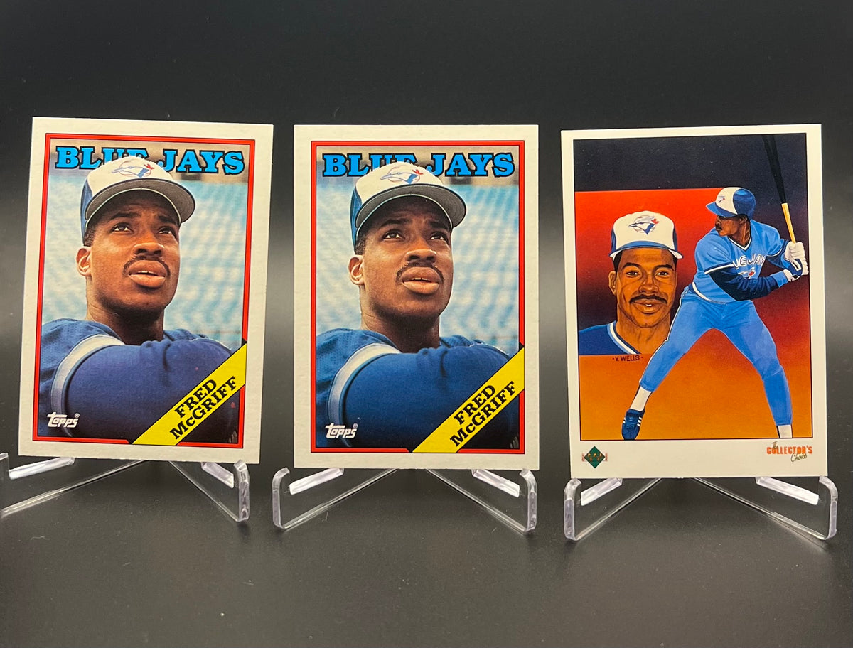 1987 Donruss RC Fred McGriff Early Career HOF Card Lot (20) 1987-1991 Blue Jays