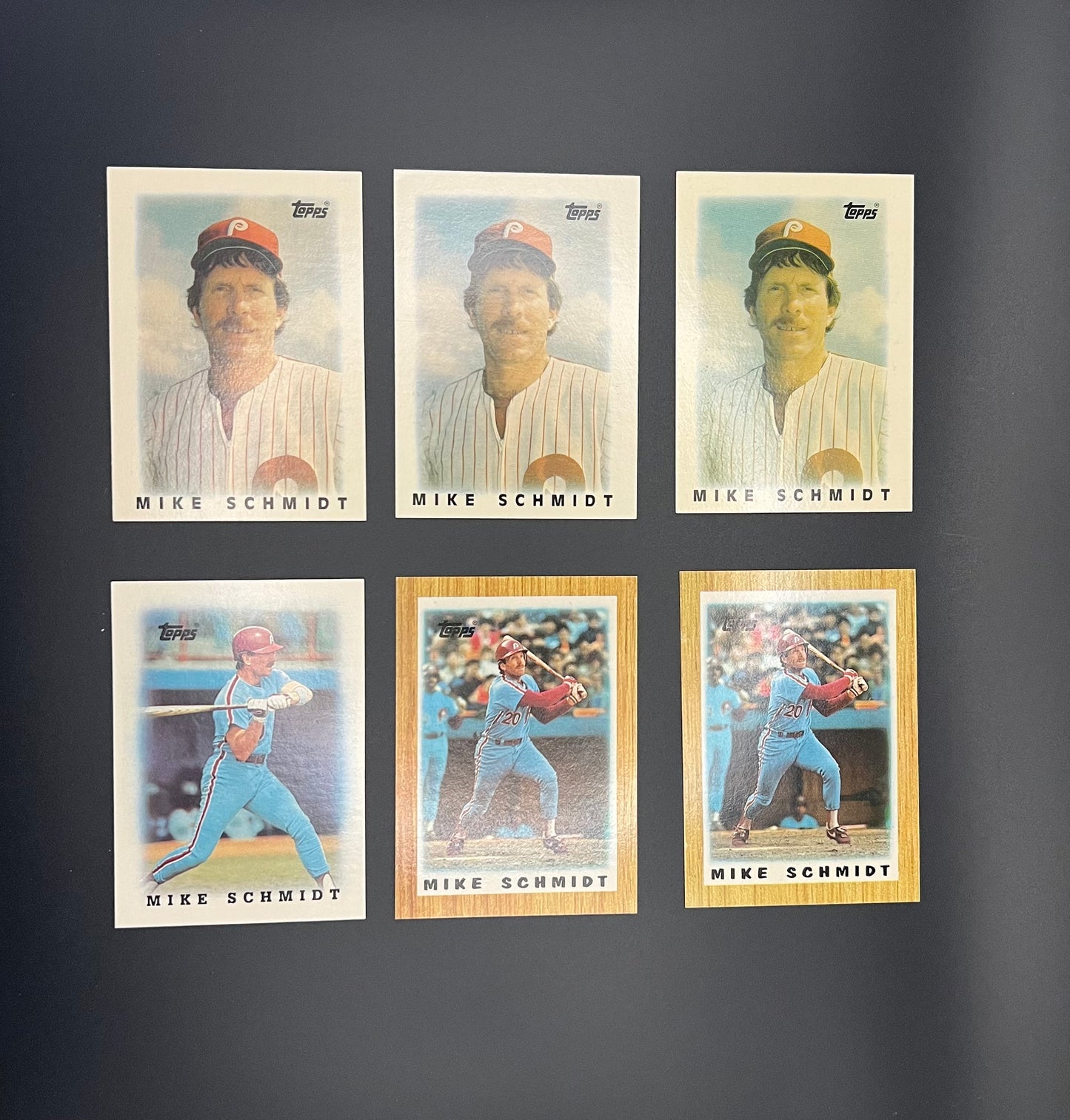 MIKE SCHMIDT 36-CARD LOT – PHILADELPHIA PHILLIES 1988 TOPPS/DONRUSS/FLEER HOF