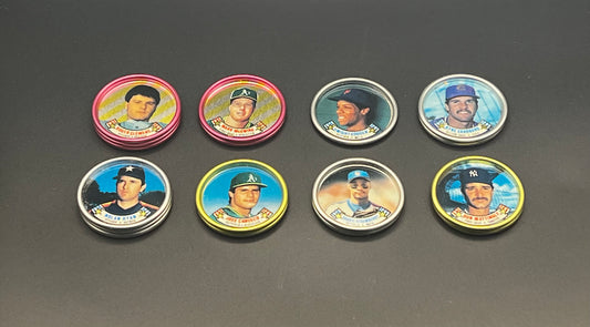 1988 Topps Baseball Coins Collection – Hall of Famers & MLB Stars – Vintage Collectible Lot of 65