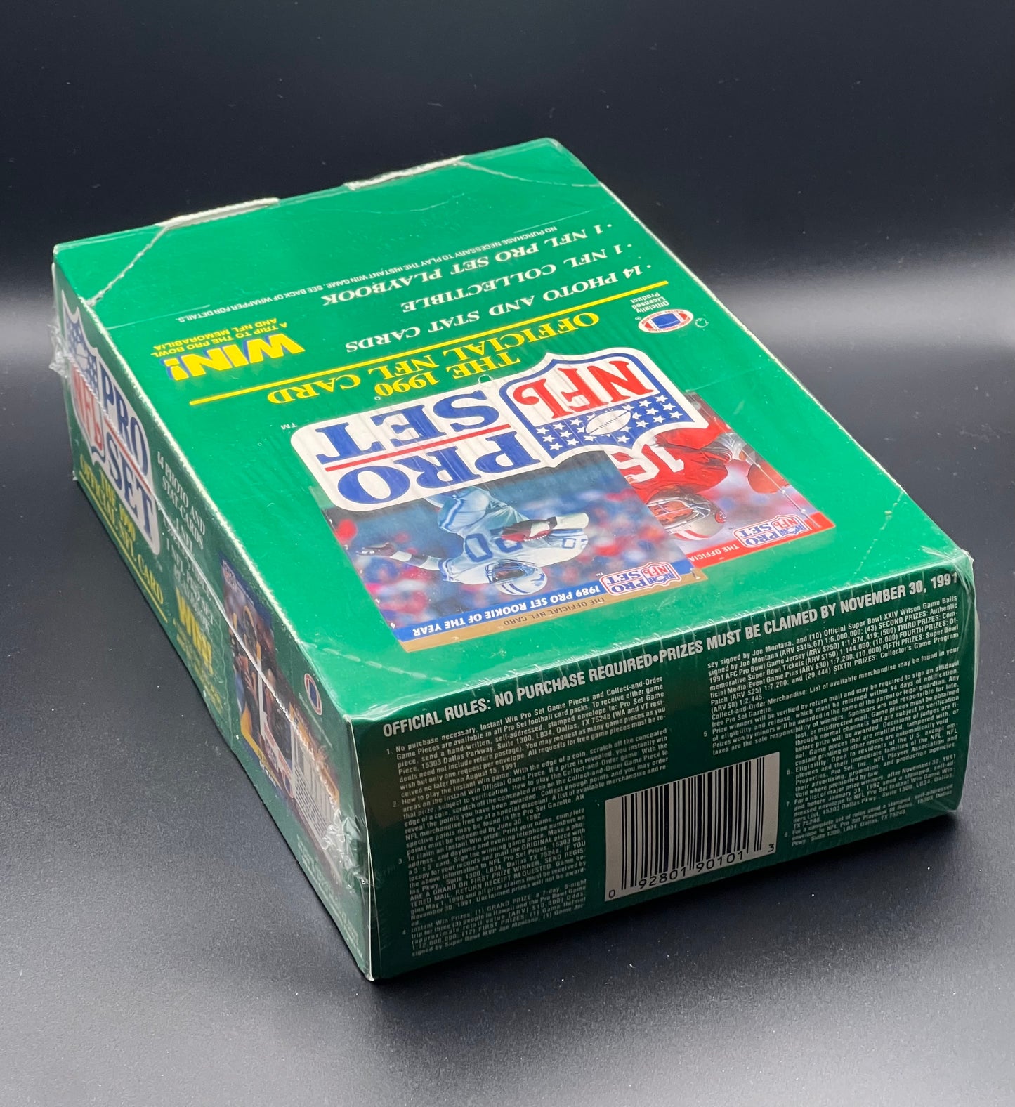 1990 PRO SET NFL Football Series 1 Factory Sealed Wax Box ~ Sanders, Aikman, Elway