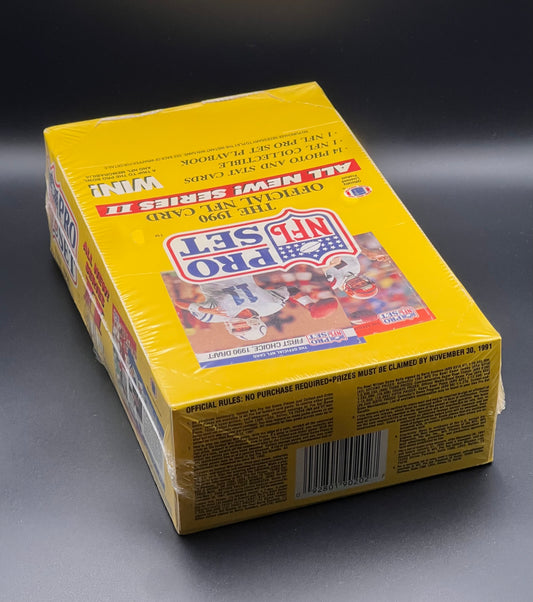 1990 Pro Set Football Series 2 Wax Box 36 Factory Sealed Packs Emmitt Smith RC