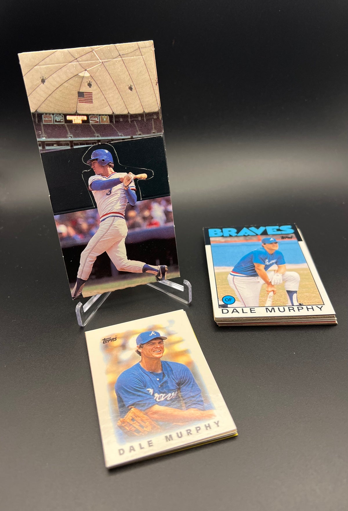DALE MURPHY 24-CARD LOT – 1985-1990 TOPPS, FLEER, DONRUSS – ATLANTA BRAVES