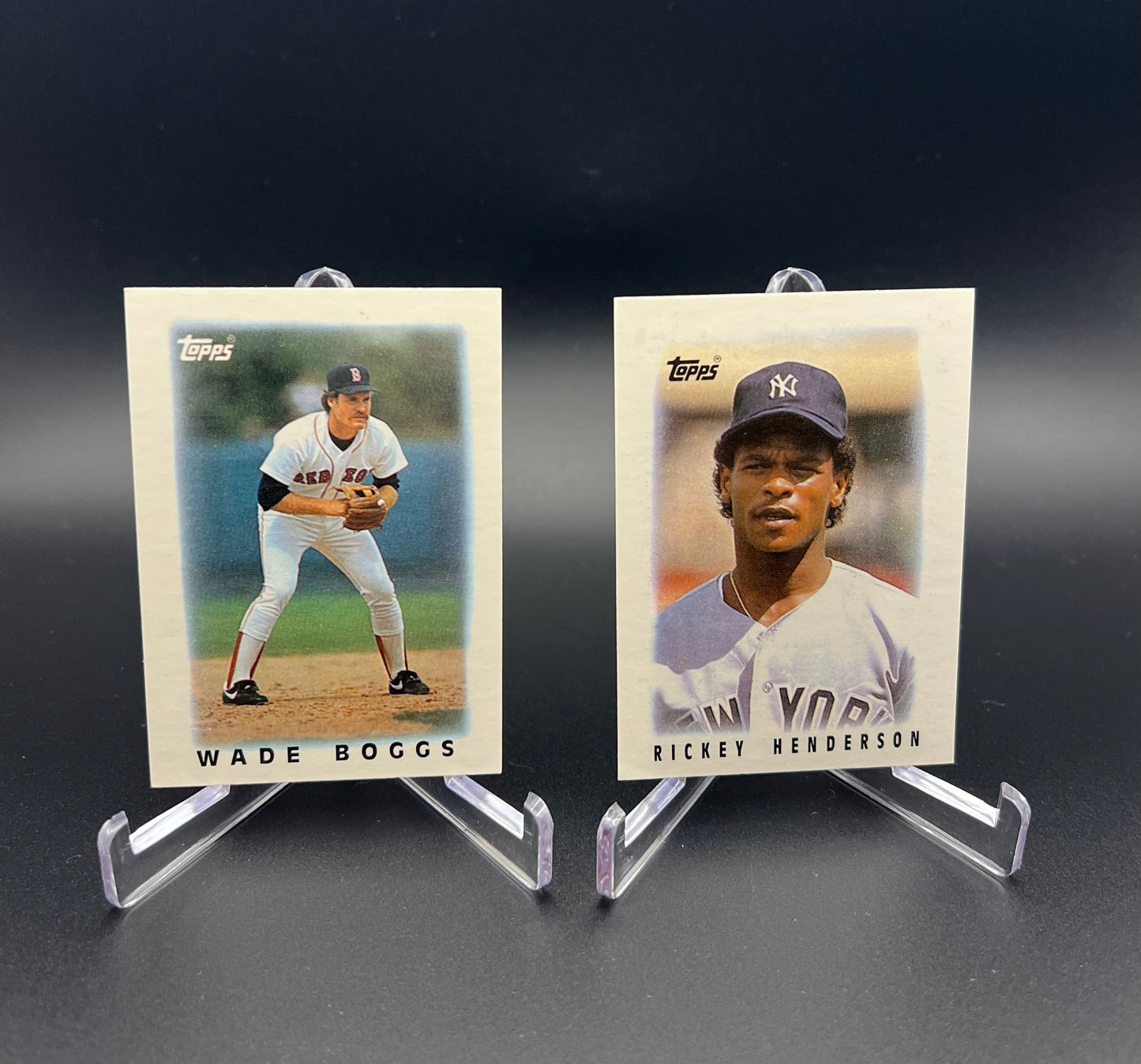 1986 Topps Mini Baseball Set Cards #1–66