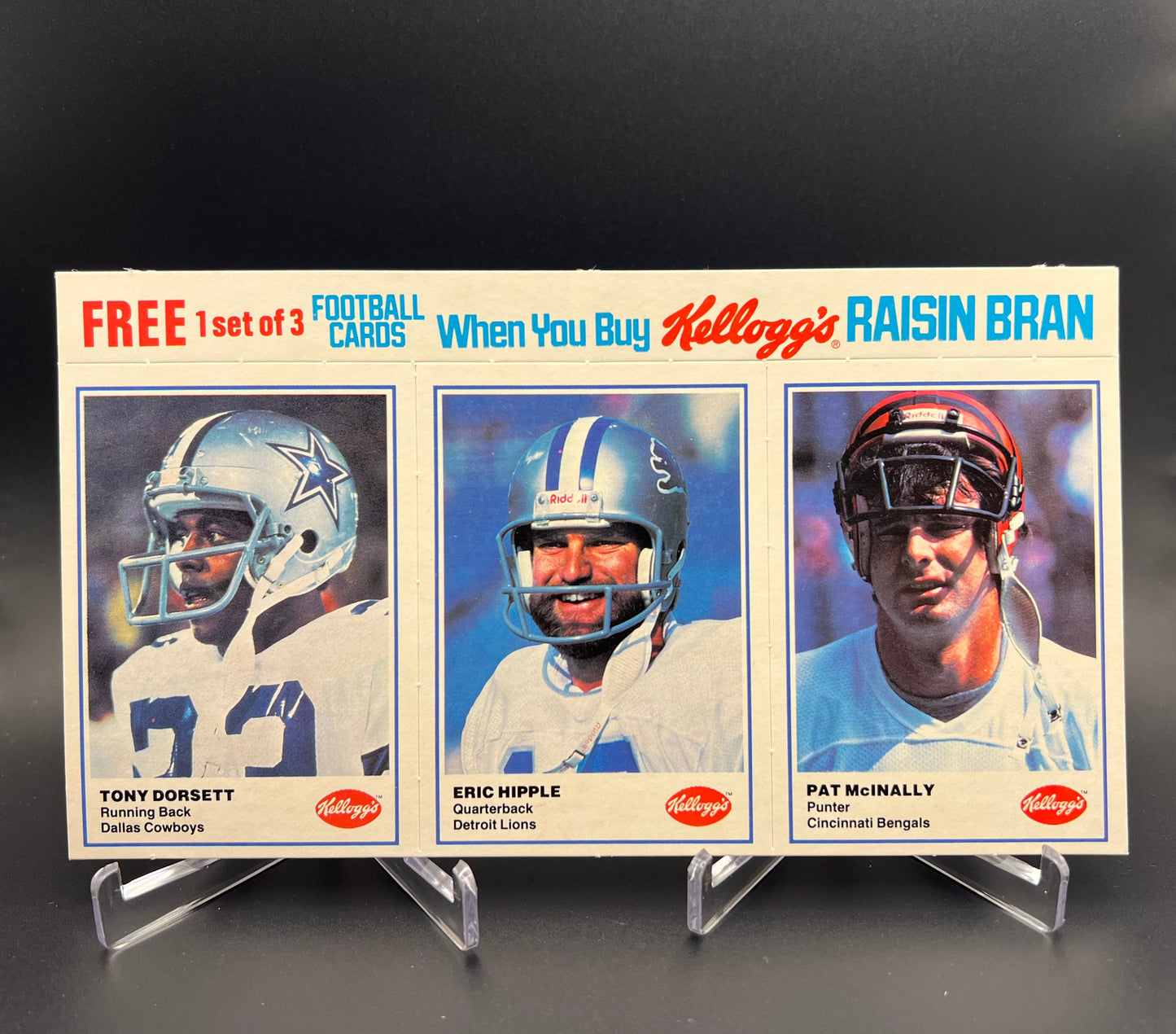 1982 Kellogg's Raisin Bran - NFL Football Set Of Complete Panels