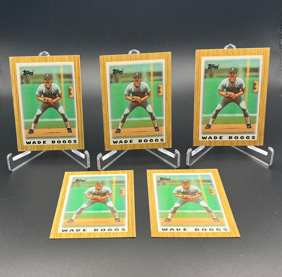 WADE BOGGS 39-CARD LOT – BOSTON RED SOX – 1983 DONRUSS RC Rookie + 1983-1991