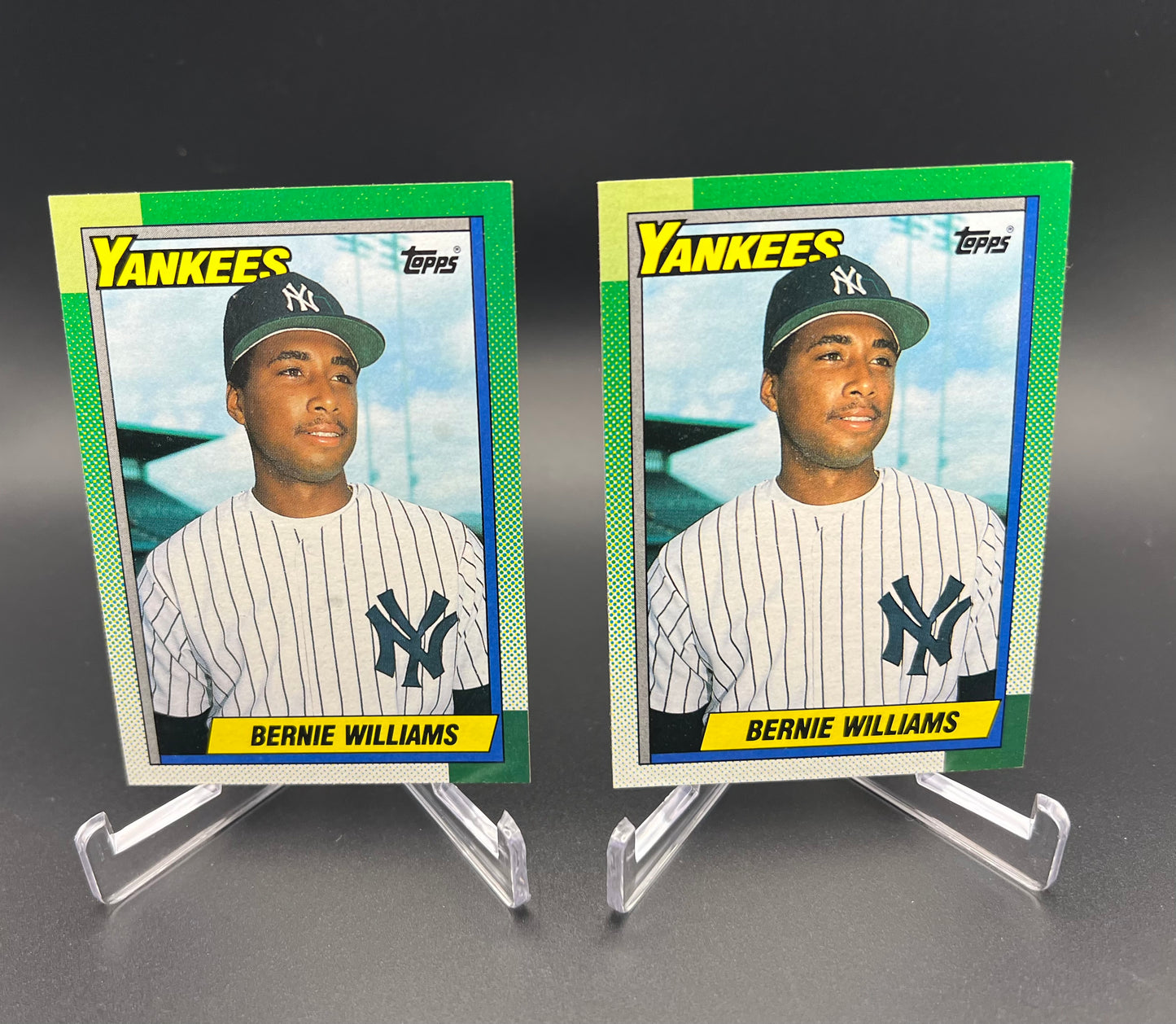 Bernie Williams 8-Card Rookie Card Lot - New York Yankees