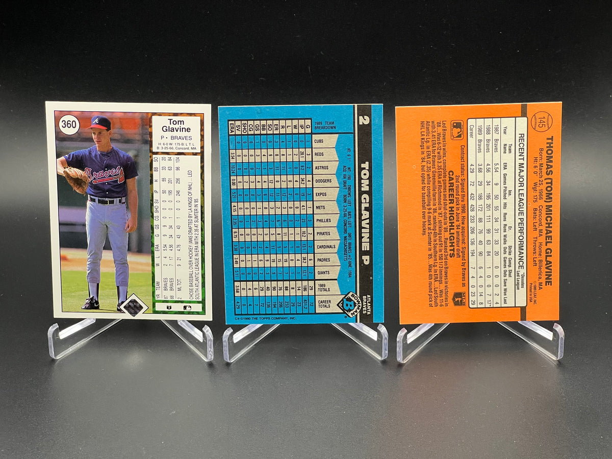 Atlanta Braves Pitching Legends 43-Card Lot – Maddux, Glavine, Smoltz & Avery