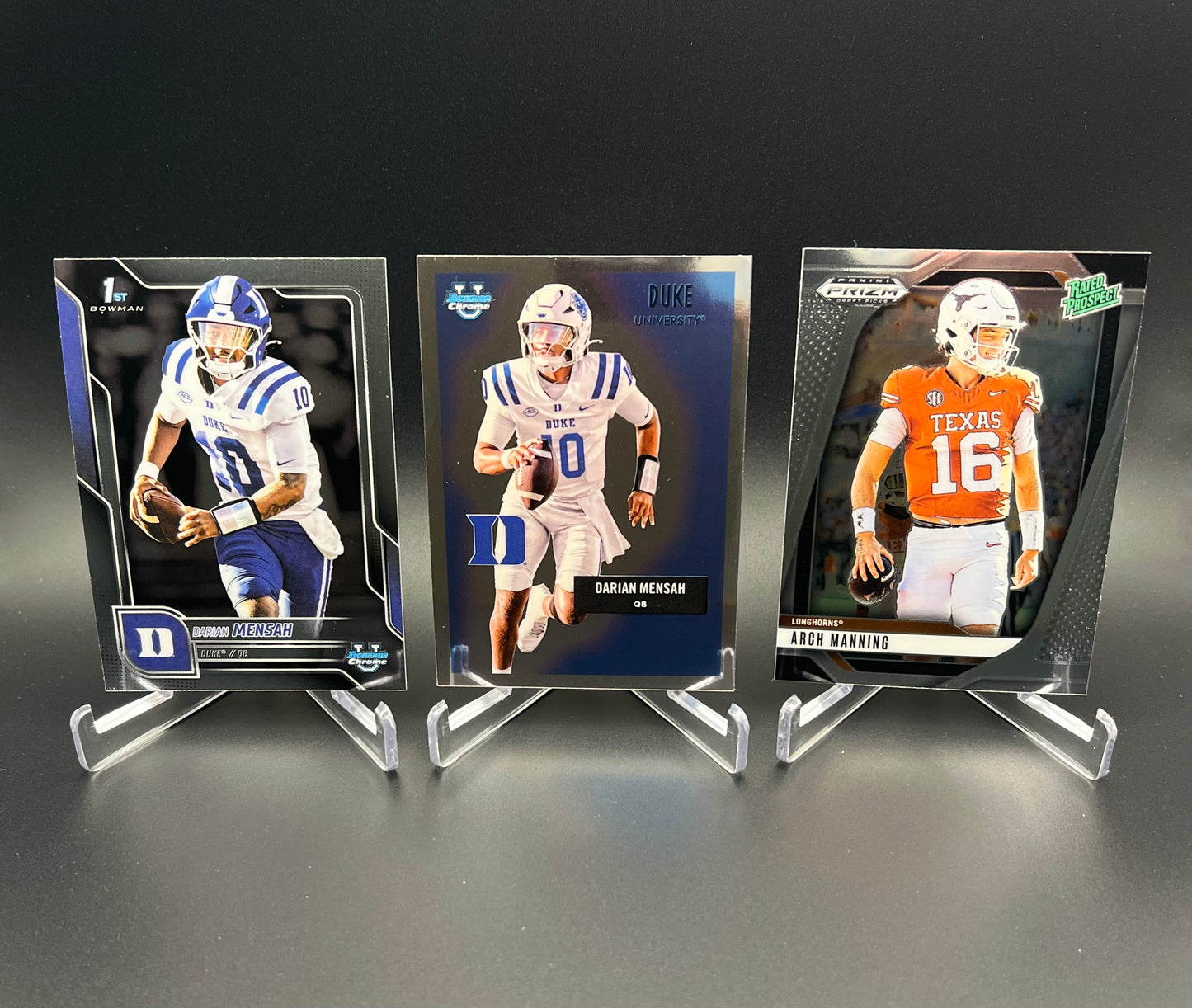 NCAA Football Prospect Card Lot: 2023-2025 Bowman and 2025 Prizm - 122 Cards