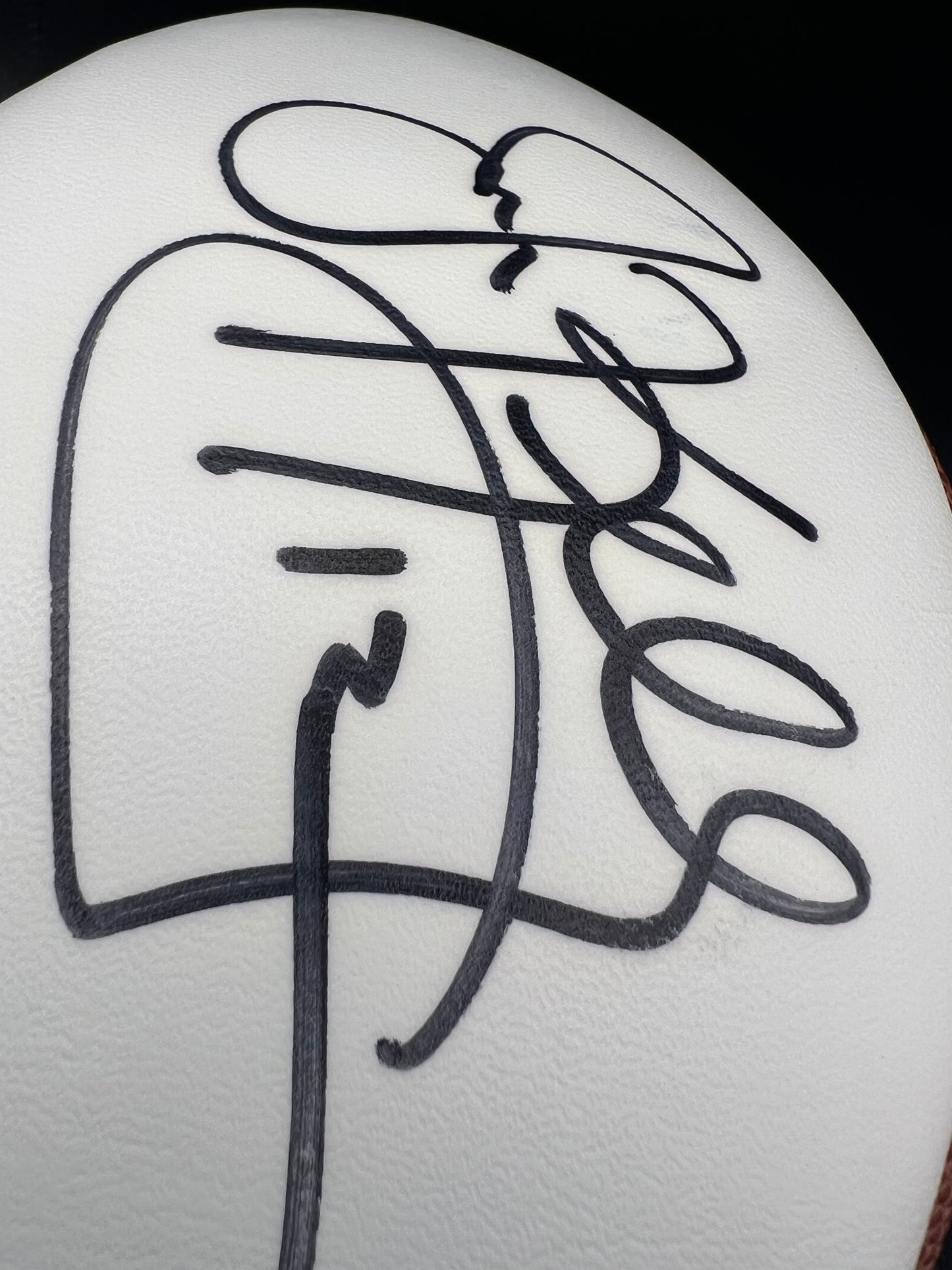 Jim Kelly Autographed Wilson NFL White Panel Football & 8x10 Photo — JSA Certified HOF Buffalo Bills