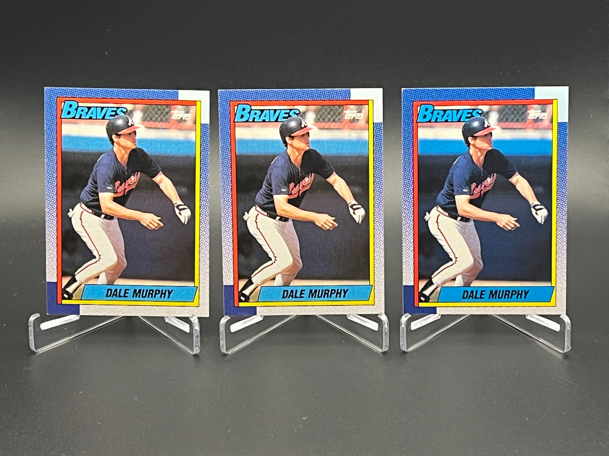 DALE MURPHY 24-CARD LOT – 1985-1990 TOPPS, FLEER, DONRUSS – ATLANTA BRAVES