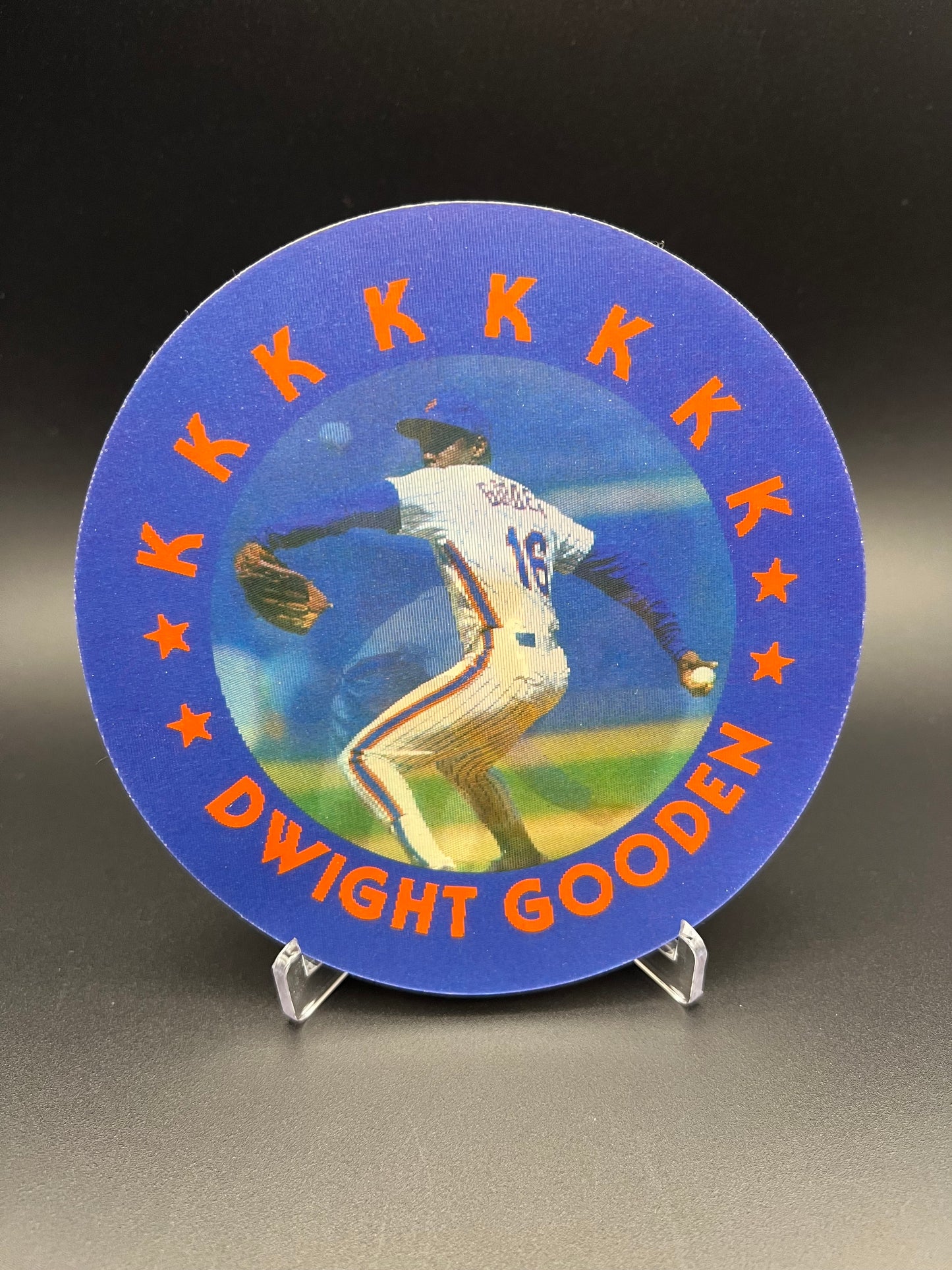 Sportflics Superstar Jumbo Discs: Keith Hernandez, Dwight Gooden, Don Mattingly