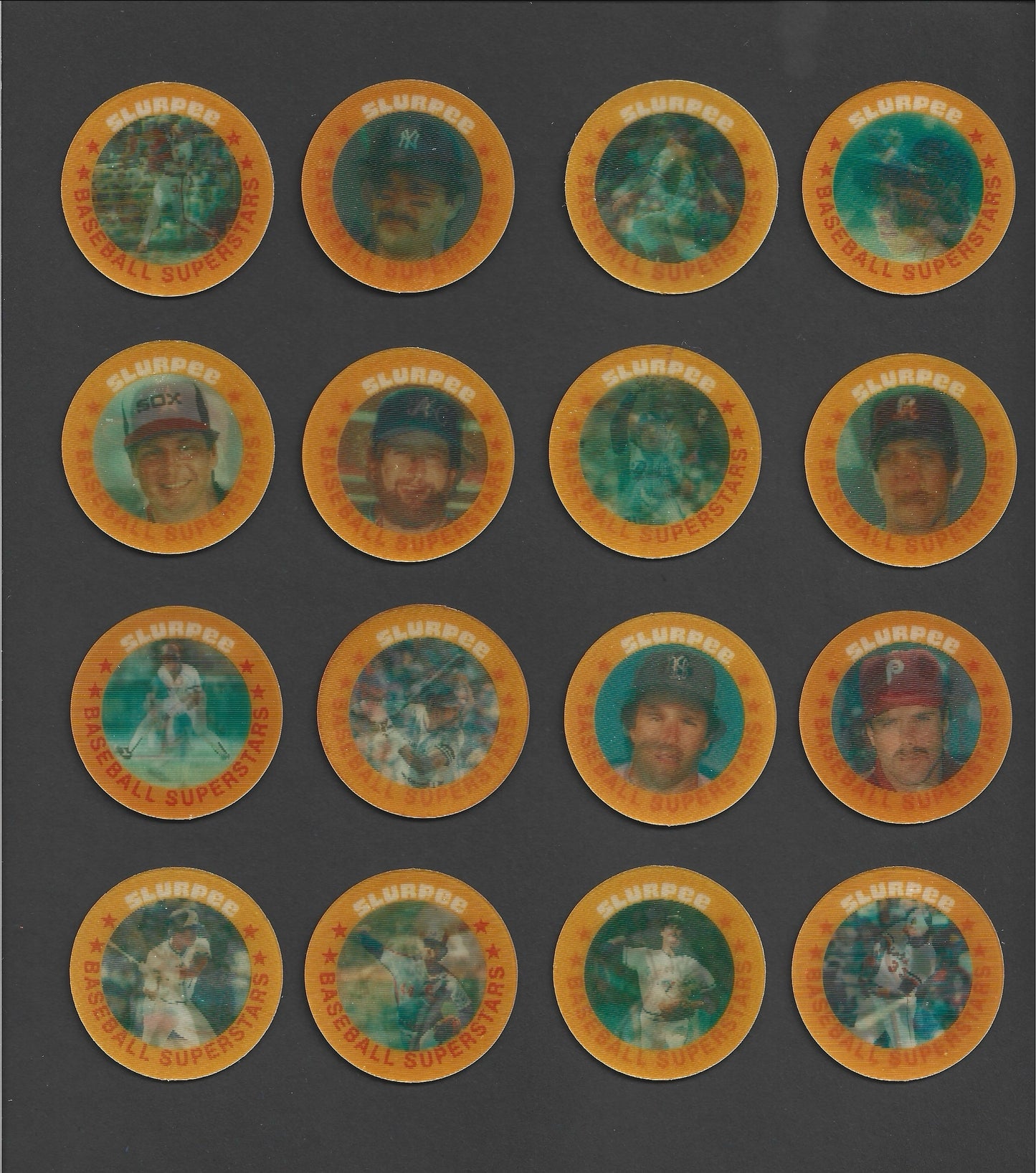 1986 7-11 Slurpee Eastern Region Coins Complete Set 1-16 + Extra Lot of 11 Coins