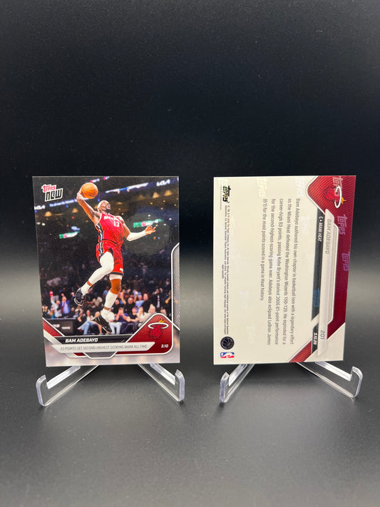 Bam Adebayo — 83-Point Game | Topps Now #201 | 2025-26 Miami Heat