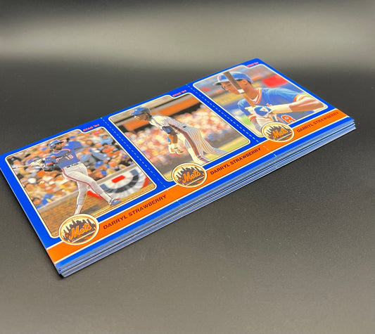 1984 Star Co. Darryl Strawberry Complete 36-Card Set – New York Mets