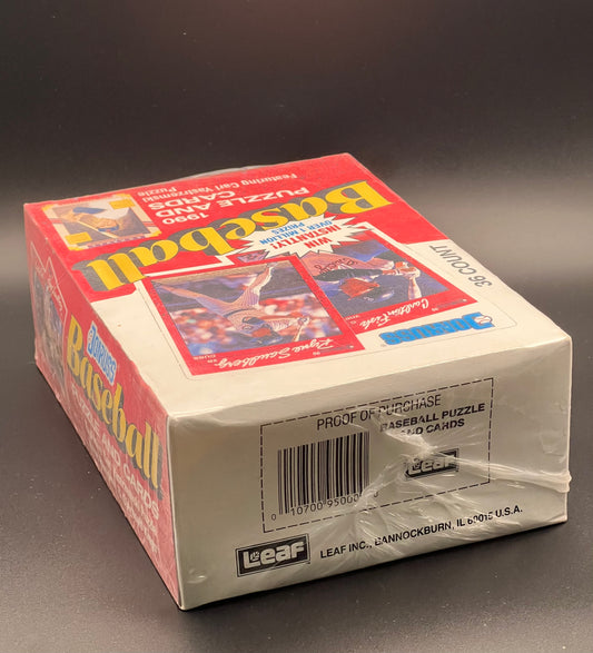 1990 Donruss Baseball Factory Sealed Wax Box 36 Packs Griffey Jr.