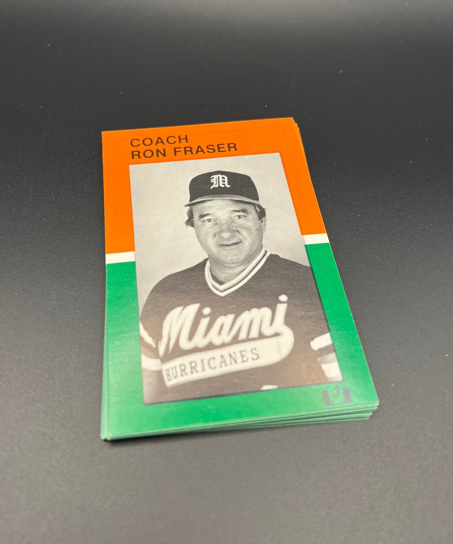 1985 NCAA World Series Champions Miami Hurricanes Police Cards