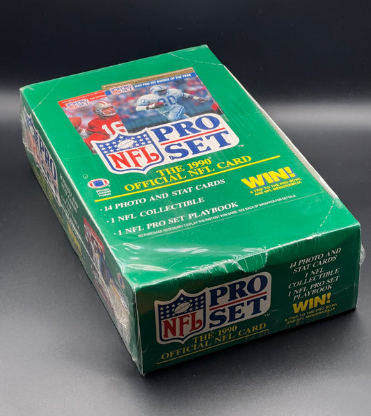 1990 PRO SET NFL Football Series 1 Factory Sealed Wax Box ~ Sanders, Aikman, Elway