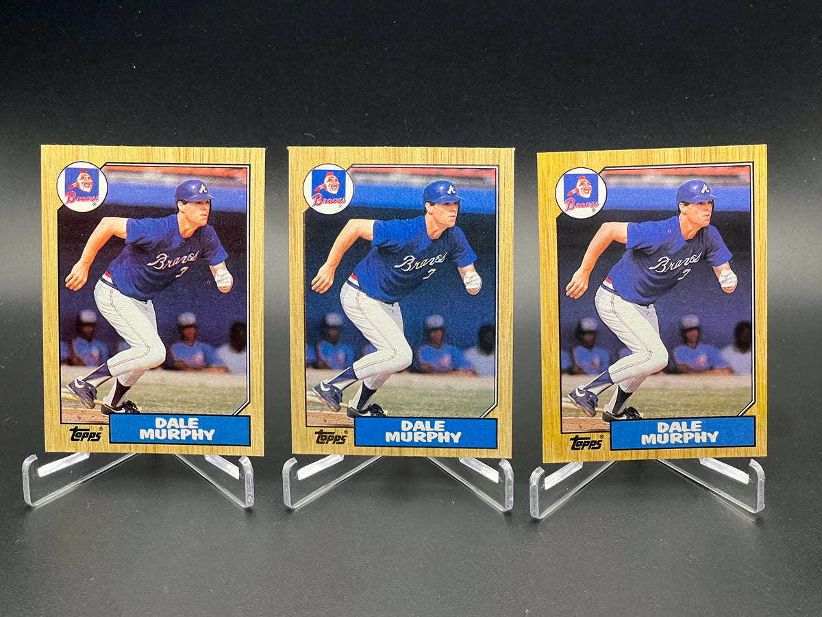 DALE MURPHY 24-CARD LOT – 1985-1990 TOPPS, FLEER, DONRUSS – ATLANTA BRAVES