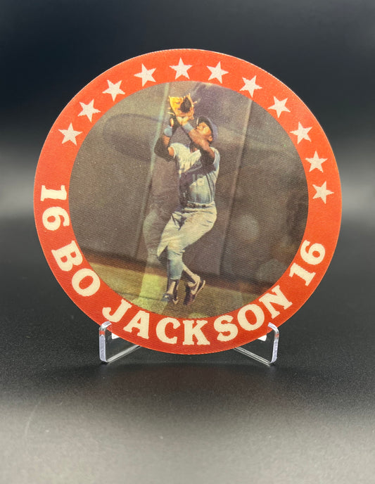 1987 Sportflics Superstar Jumbo Disc #16 Bo Jackson Rookie RC Royals