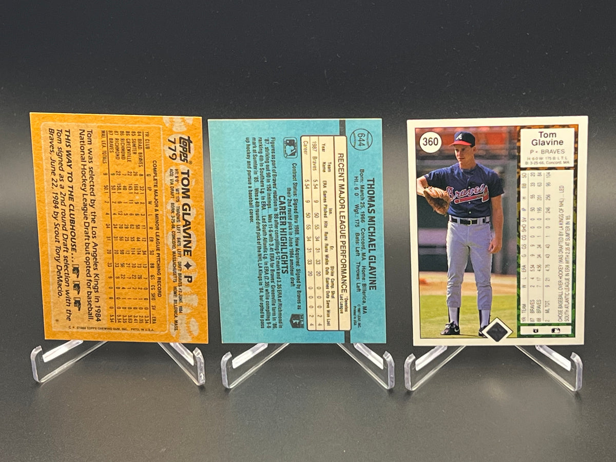 Atlanta Braves Pitching Legends 43-Card Lot – Maddux, Glavine, Smoltz & Avery