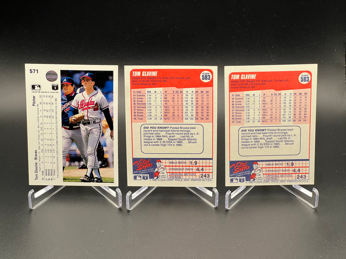 Atlanta Braves Pitching Legends 43-Card Lot – Maddux, Glavine, Smoltz & Avery