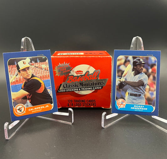 1986 Fleer Classic Miniatures Baseball Set