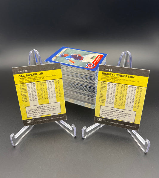 1986 Fleer Classic Miniatures Baseball Set