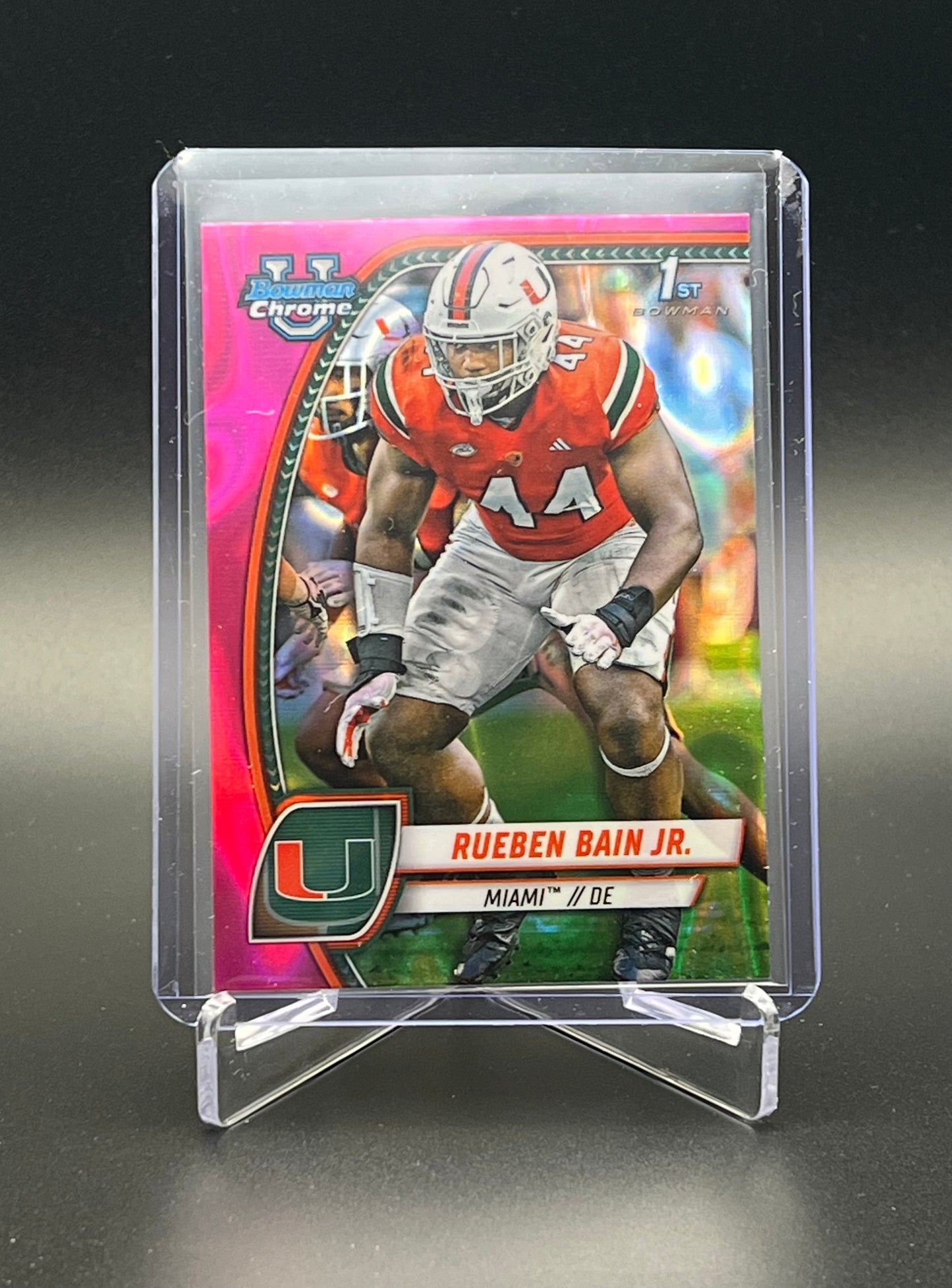 2024 Bowman U Chrome Rueben Bain Jr. PA-RBA + #157