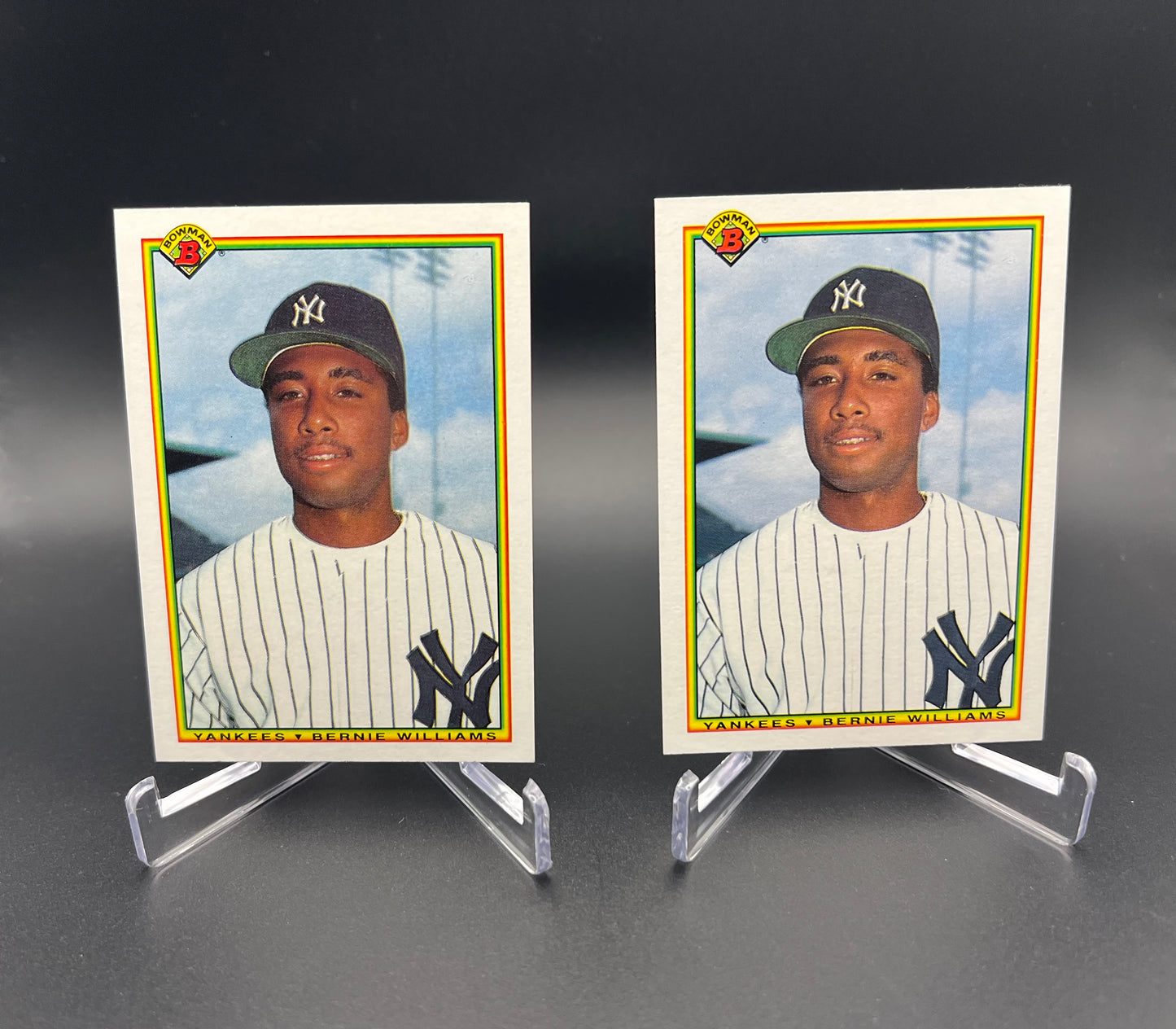 Bernie Williams 8-Card Rookie Card Lot - New York Yankees