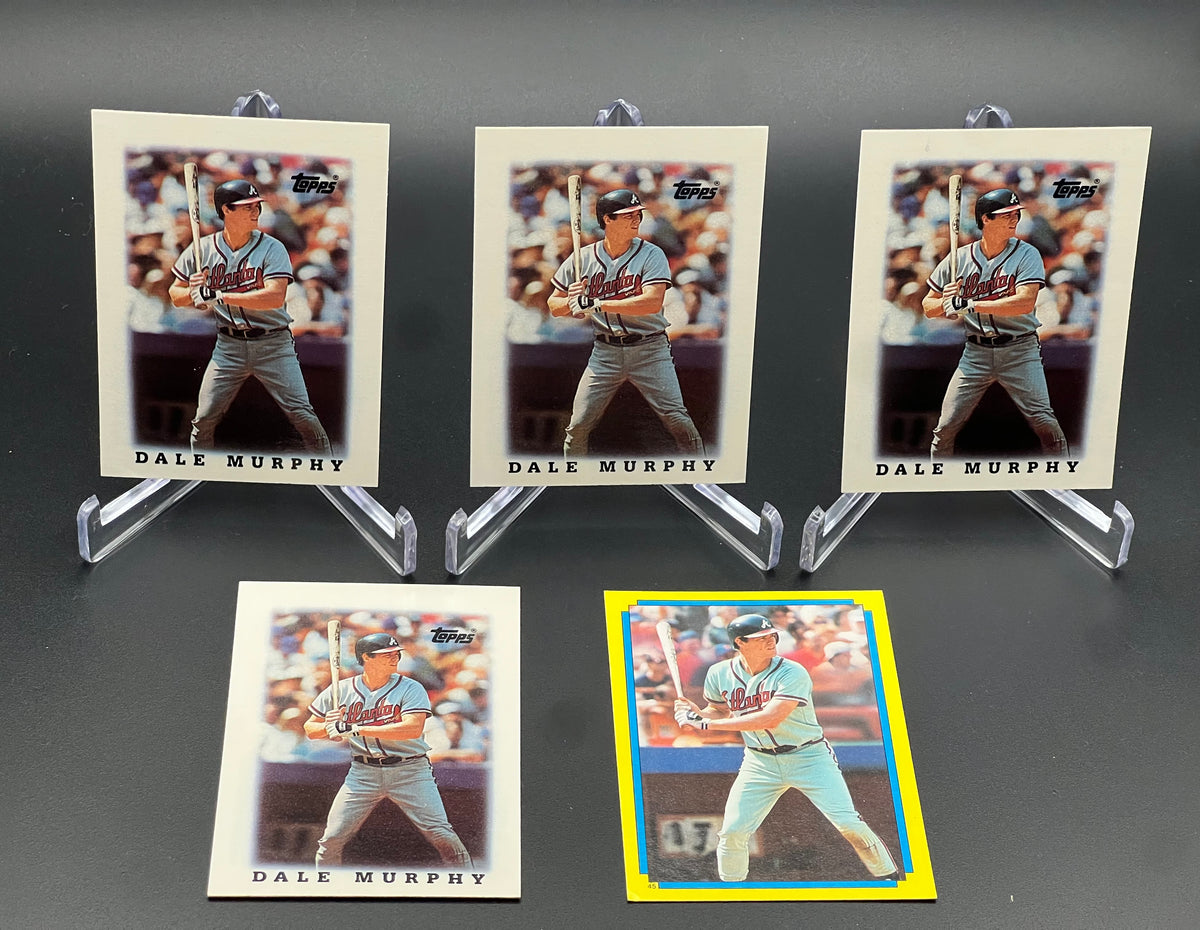 DALE MURPHY 24-CARD LOT – 1985-1990 TOPPS, FLEER, DONRUSS – ATLANTA BRAVES