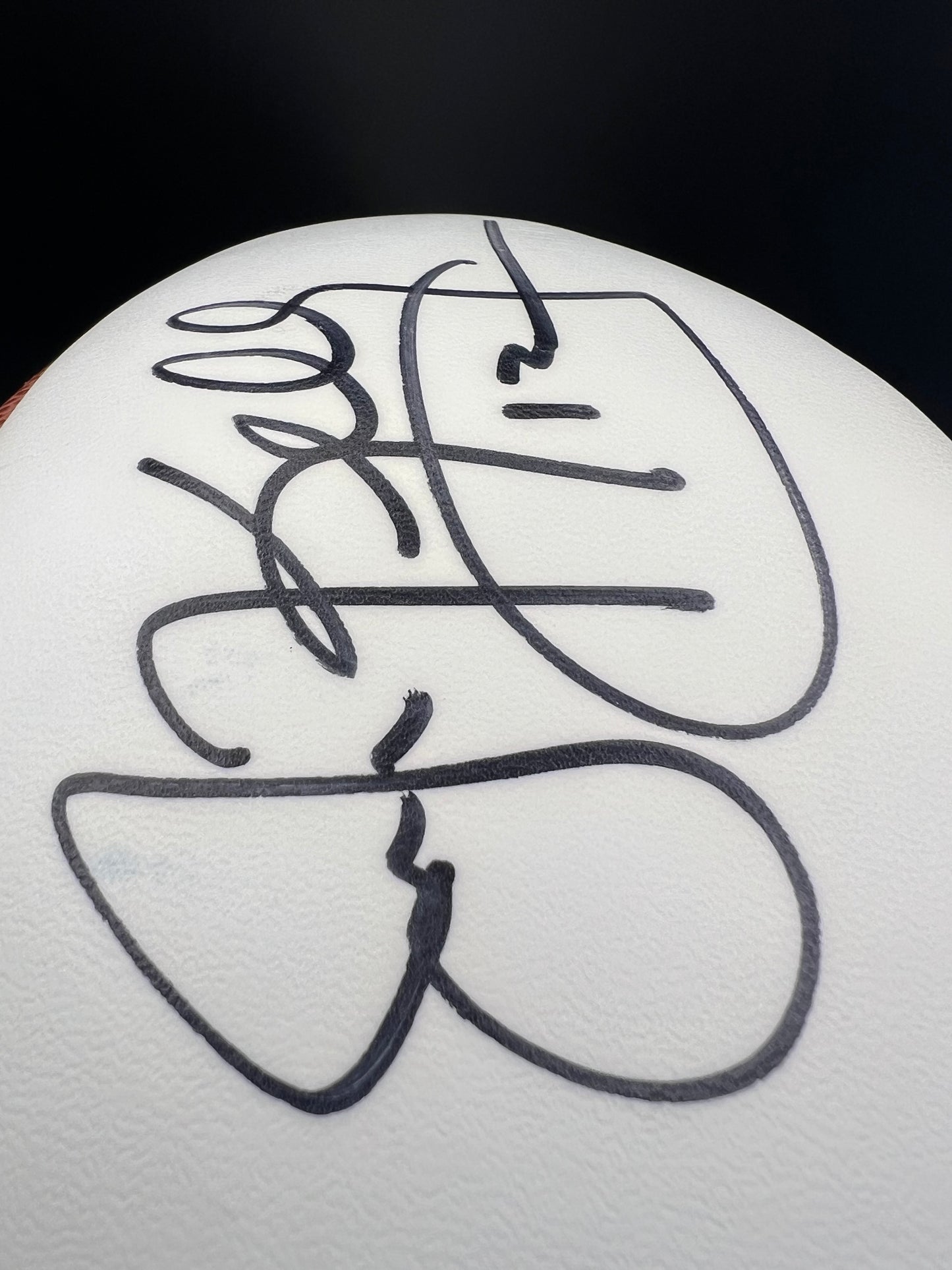Jim Kelly Autographed Wilson NFL White Panel Football & 8x10 Photo — JSA Certified HOF Buffalo Bills