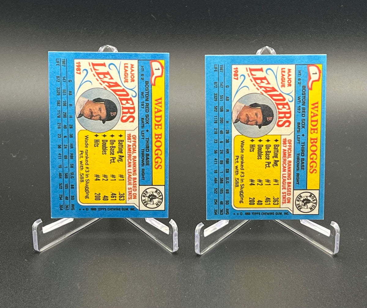 WADE BOGGS 39-CARD LOT – BOSTON RED SOX – 1983 DONRUSS RC Rookie + 1983-1991