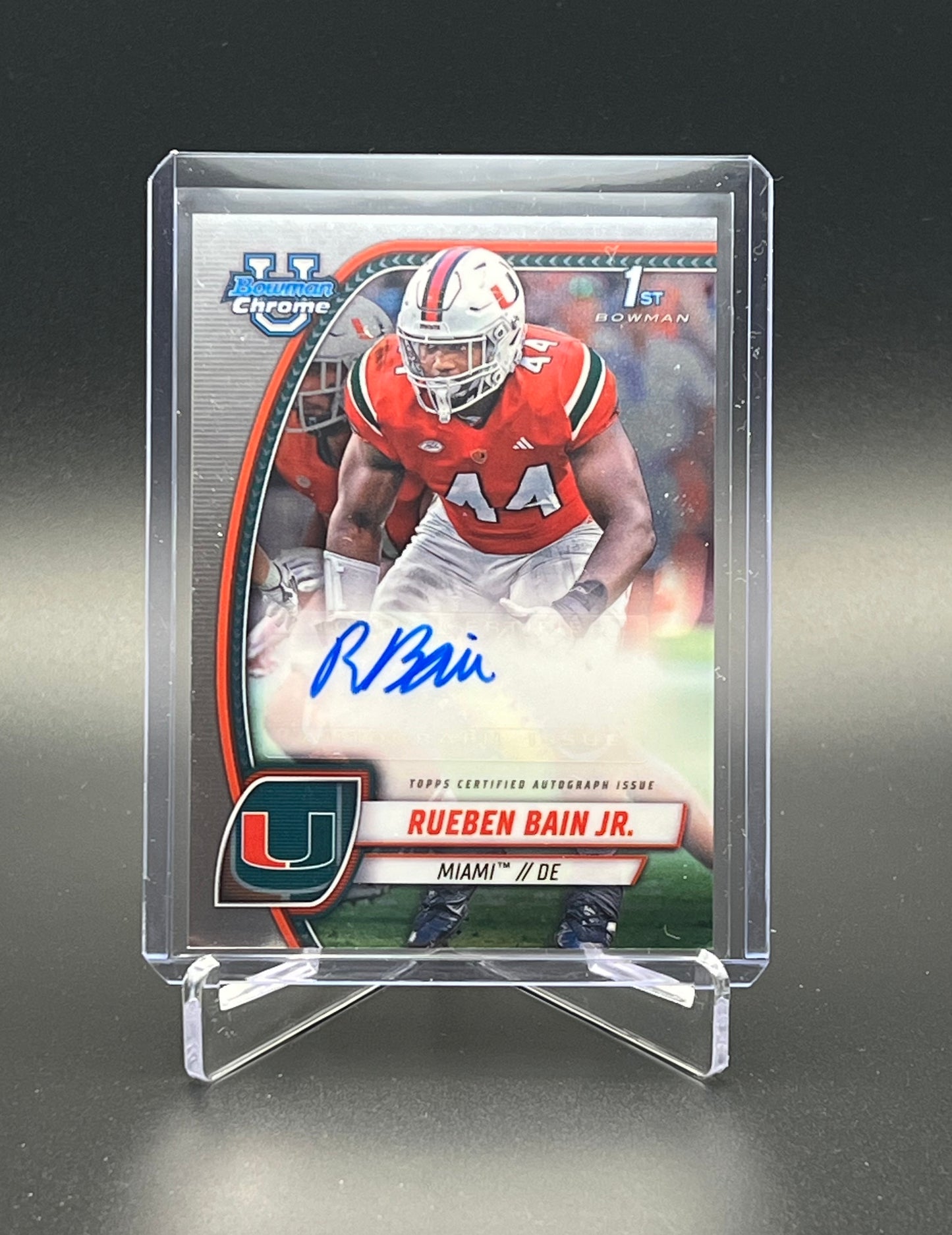 2024 Bowman U Chrome Rueben Bain Jr. PA-RBA + #157