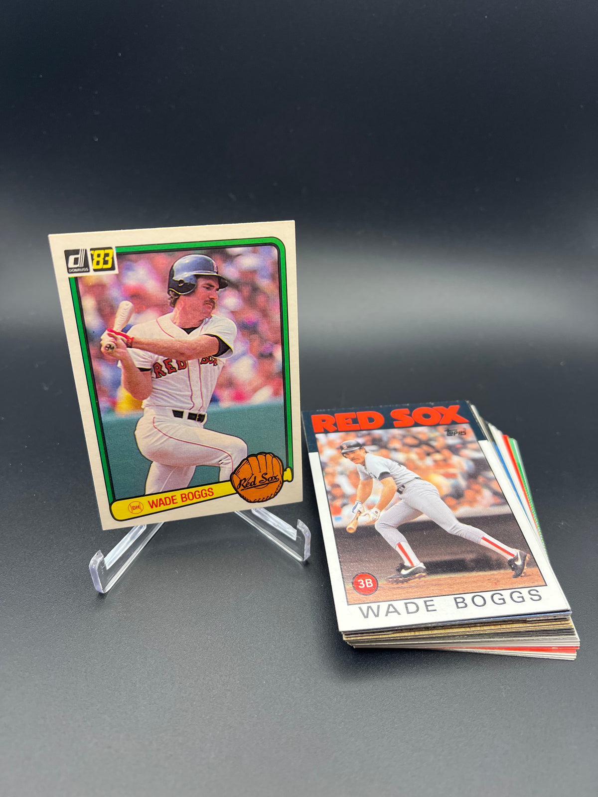 WADE BOGGS 39-CARD LOT – BOSTON RED SOX – 1983 DONRUSS RC Rookie + 1983-1991