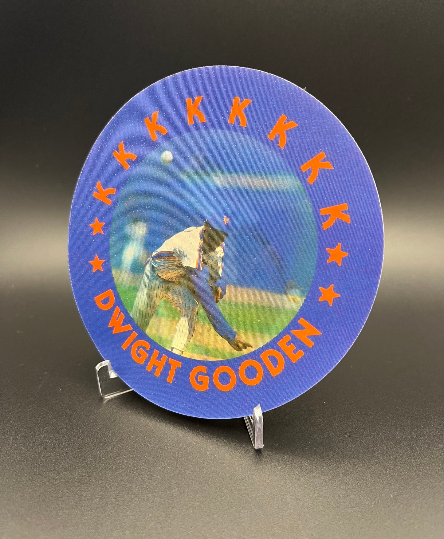 Sportflics Superstar Jumbo Discs: Keith Hernandez, Dwight Gooden, Don Mattingly