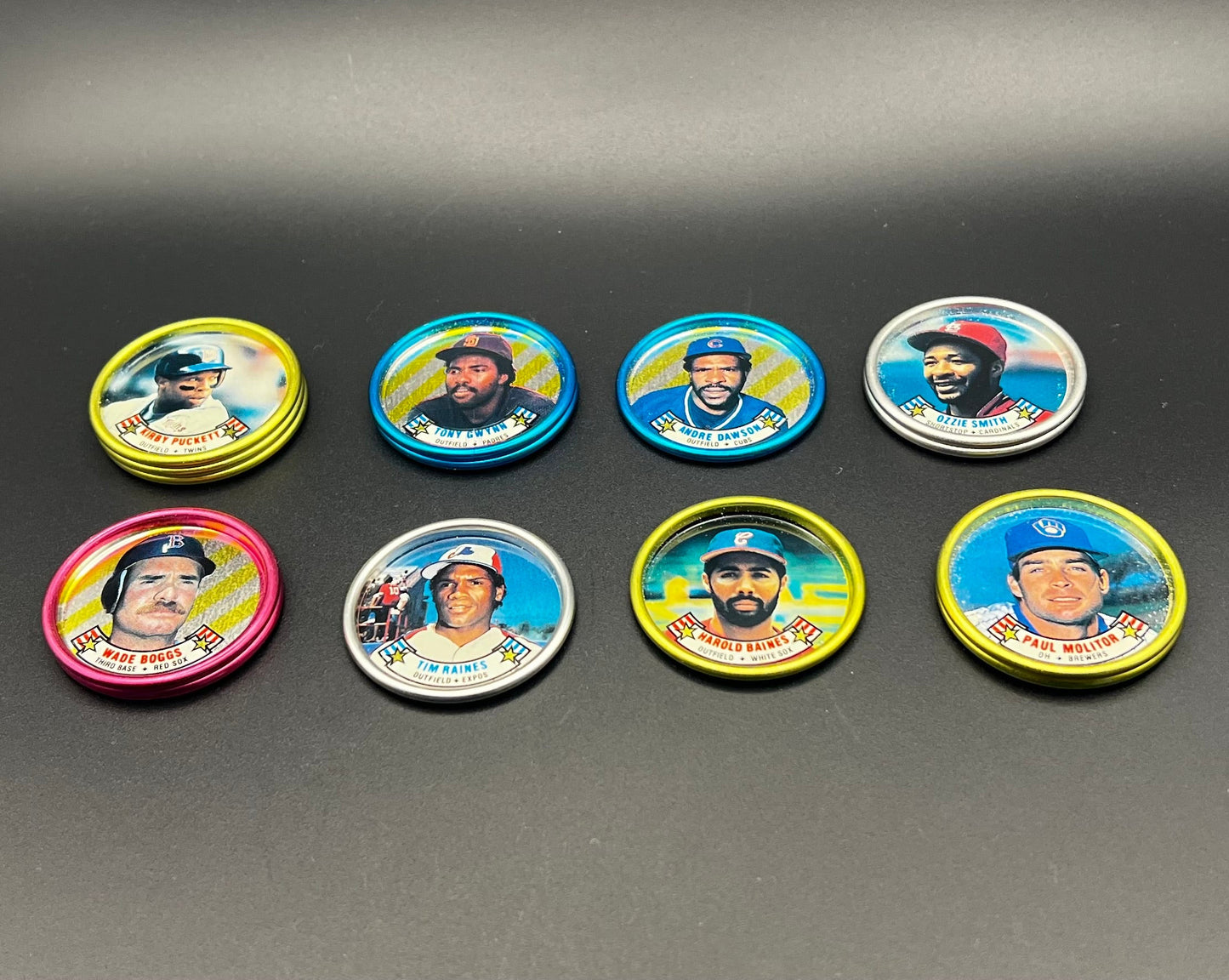 1988 Topps Baseball Coins Collection – Hall of Famers & MLB Stars – Vintage Collectible Lot of 65