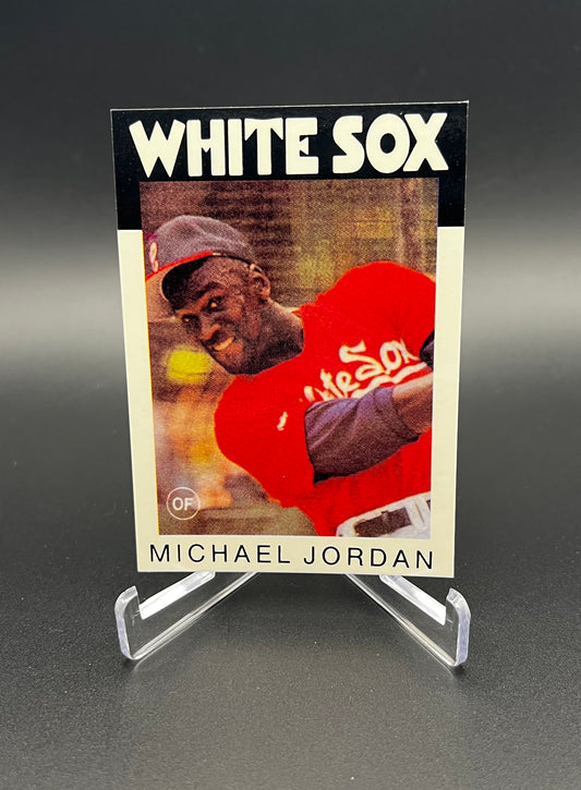 Michael Jordan White Sox Baseball Promo Card Topps Style | Vintage Collectible | Chicago Bulls GOAT