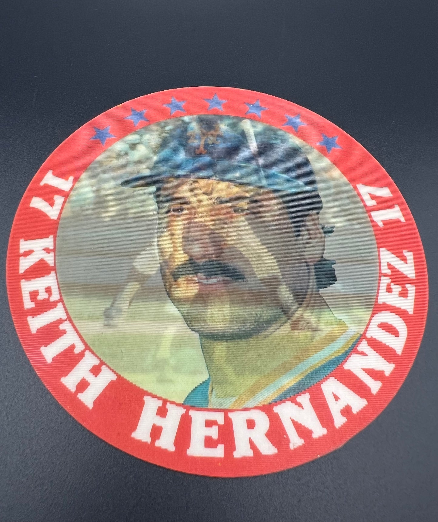 Sportflics Superstar Jumbo Discs: Keith Hernandez, Dwight Gooden, Don Mattingly