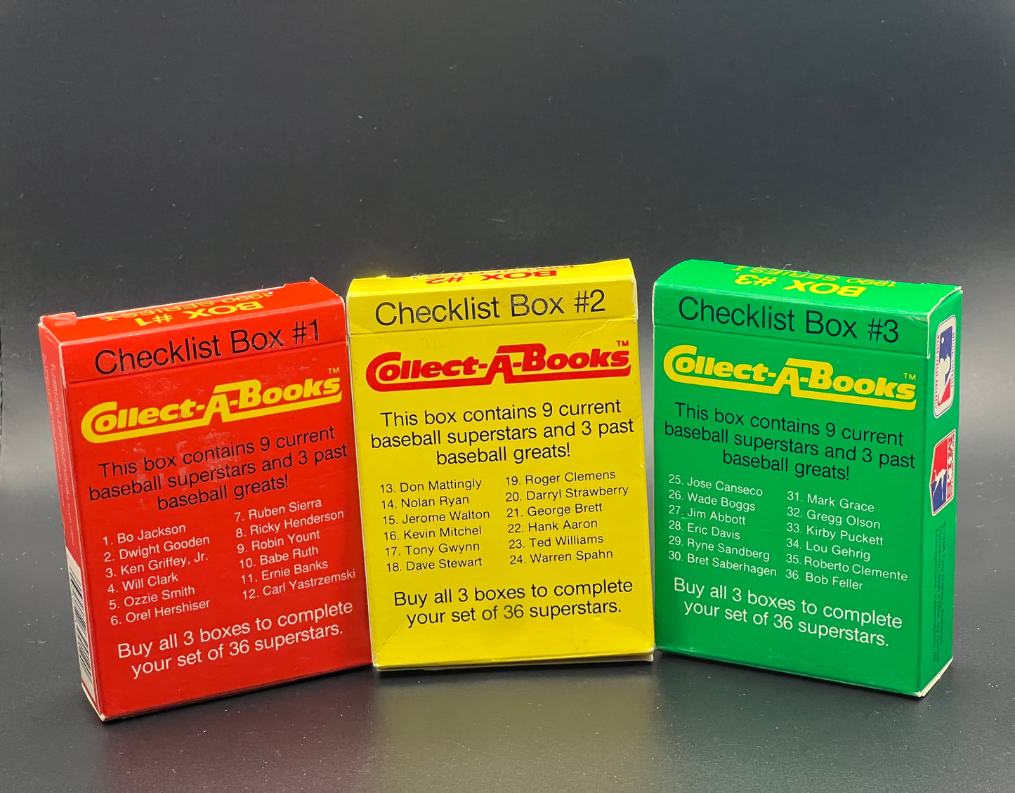 17 Complete Vintage Baseball Sets
